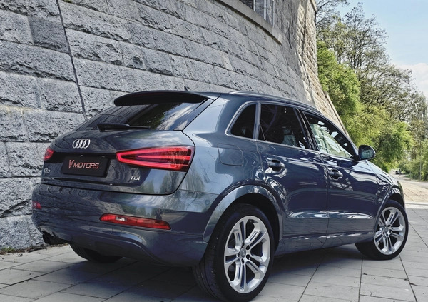 Audi Q3 cena 57700 przebieg: 239647, rok produkcji 2013 z Szczekociny małe 781